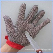 Gants en acier inoxydable pour coupe coupe-boucher